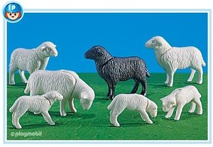 Playmobil 7259 4 Schapen met lammetjes