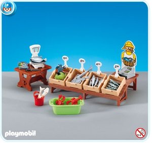 Playmobil 7455 Inrichting viswinkel