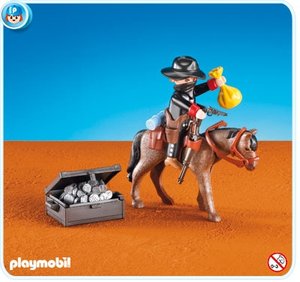 Playmobil 7458 Bandit met paard