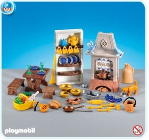 Playmobil 7469 Inrichting middeleeuwse keuken