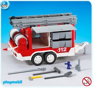 Playmobil 7485 Brandweerwagen aanhanger