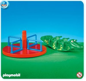 Playmobil 7930 Draaimolen en schommelkrokodil